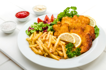 Schweine SCHNITZEL 25x120gr.PANIERT TK