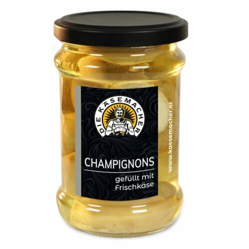 Champignons mit Frischkse Fllung