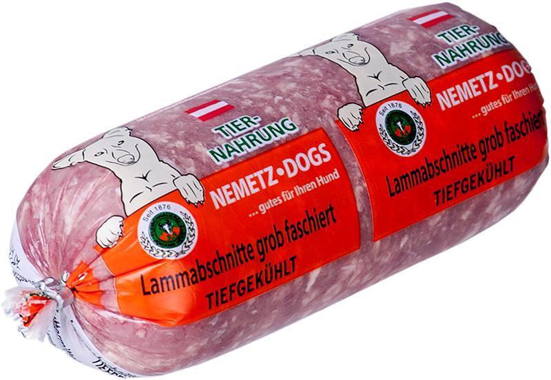 Hund Lammfaschiertes roh